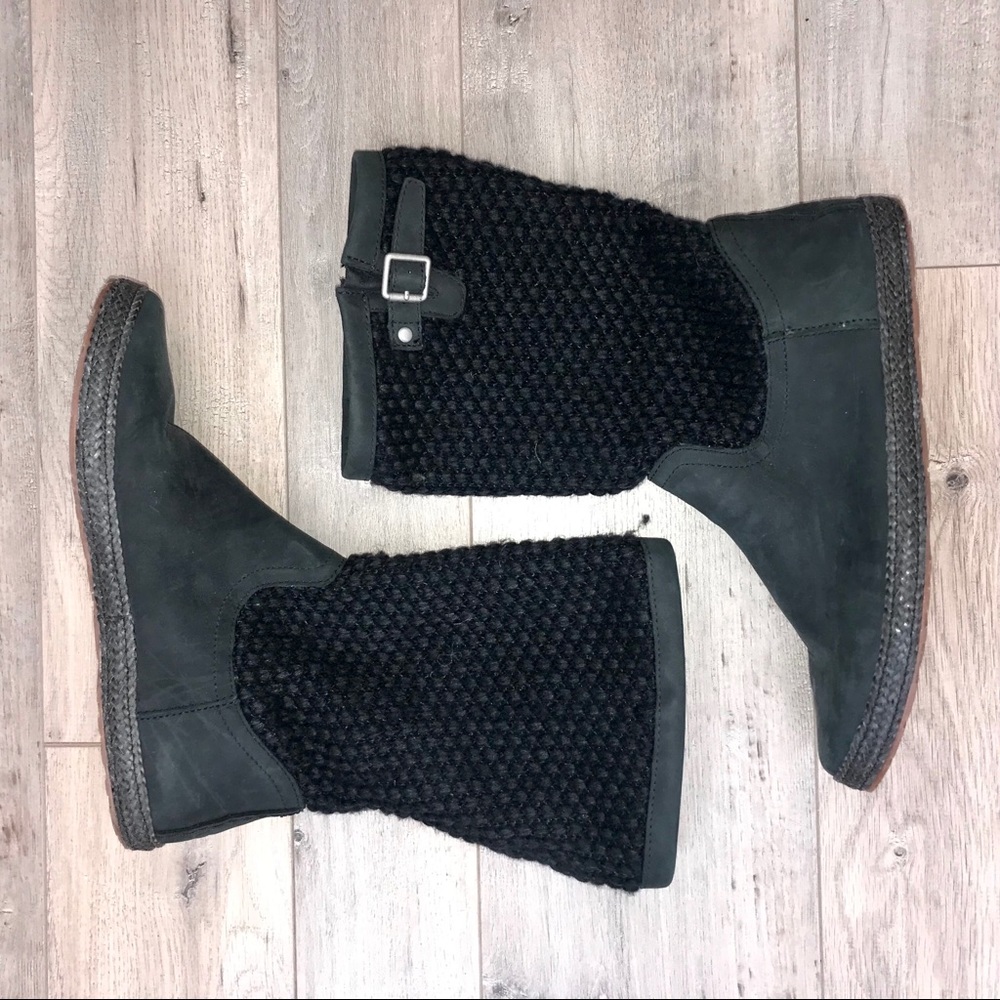UGG Women’s Black Knit Boots